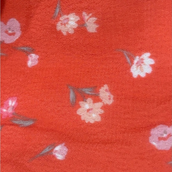 LE LIS Boho Chic Floral Print Sleeveless Open Back Dress multi sizes orange NWT - Picture 5 of 9